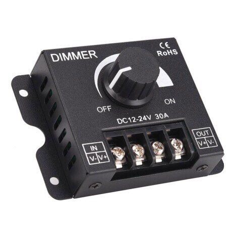 DIMMER MANUAL LED MONOCOLOR 12V-24V / 30A